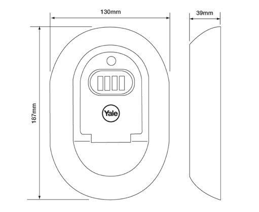 ΚΛΕΙΔΟΘΗΚΗ YALE COMBINATION KEY ACCESS SAFE OUTDOOR - Image 4