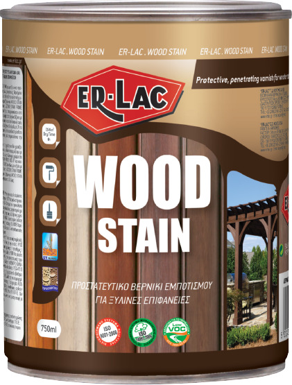 ΒΕΡΝΙΚΙ ERLAC WOOD STAIN(ΕΜΠΟΤΙΣΜΟΥ-ΠΡΟΣΤΑΤΕΥΤΙΚΟ) 1003 ΑΝΟΙΧΤΗ ΚΑΡΥΔΙΑ 750 ML