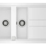 ΝΕΡΟΧΥΤΗΣ TEKA NOVA 60 B-TG 1½B 1D ARTIC WHITE (100X50)